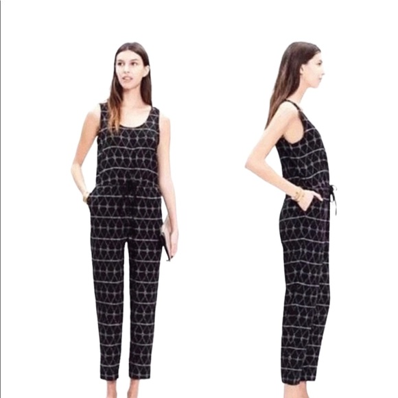 Madewell Diamond Dot Jumpsuit - Picture 1 of 8